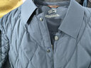 利郎秋冬季輕薄棉服男士保暖外套商政休閑菱形格翻領(lǐng)時(shí)尚夾克衫 藍色 XL 180/96A(建議145-160斤) 曬單實(shí)拍圖