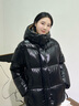 波司登25年泡芙羽絨服女士冬季鵝絨加厚連帽寬松短款時(shí)尚保暖外套 曬單實(shí)拍圖