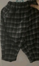 嘟嘟家兒童格子褲寬松休閑春秋女童長(cháng)褲洋氣舒適潮春款男童褲子帥氣時(shí)髦 黑色 90 曬單實(shí)拍圖