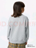 優(yōu)衣庫童裝男童女童高彈力衛衣長(cháng)袖運動(dòng)衫學(xué)院風(fēng)478135 478135/03灰色 160 曬單實(shí)拍圖