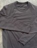 蕉下（beneunder）長(cháng)袖T恤男士衛衣氣絨服保暖打底衫圓領(lǐng)寬松舒適CL010石墨灰XL 曬單實(shí)拍圖