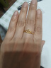 周六福（ZLF）  黃金戒指皇冠女戒尾戒 計價(jià) 足金 13號-1.99g 曬單實(shí)拍圖
