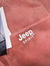 JEEP SPIRIT吉普加絨加厚衛衣外套女2025秋冬季新款時(shí)尚立領(lǐng)抓絨衣?lián)u粒絨上衣 西瓜紅【女款】 M (推薦90-100斤） 曬單實(shí)拍圖