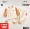 嬰兒衣服分體春秋三層保暖男女寶寶秋衣秋褲純棉兒童內衣套裝冬季 73254三只小熊 90 90（建議18-36月26-30斤） 曬單實(shí)拍圖