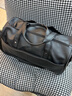 七匹狼（SEPTWOLVES）男士旅行包大容量行李包出差手提包背包皮質(zhì)干濕分離健身包男潮流 29L【黑色】適合3-4天出行收納 曬單實(shí)拍圖