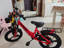 永久兒童自行車(chē)3歲到6到12歲小孩腳踏車(chē)寶寶童車(chē)折疊單車(chē)12到20寸新款 永久童車(chē)碟剎一體輪 16寸 嘉年紅 曬單實(shí)拍圖