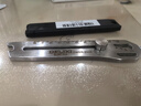 德力西不銹鋼加厚美工刀裁紙刀片加硬壁紙刀鋒利電工刀大號工具刀介刀片 1把重型刀架11片白刃 曬單實(shí)拍圖