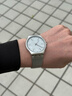 斯沃琪（Swatch）瑞士手表新款超薄考試表圣誕禮物男女石英表 光陰過(guò)隙SS07S152M 曬單實(shí)拍圖