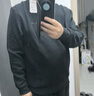 鴻星爾克衛衣男春季立型科技休閑百搭套頭衫運動(dòng)上衣運動(dòng)服長(cháng)袖 正黑 2XL 曬單實(shí)拍圖