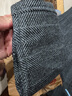 皮爾卡丹（pierre cardin）24年秋冬新款韓版時(shí)尚人字紋毛呢外套女士寬松顯瘦西裝呢子大衣 黑灰色內里 常規 3XL 建議145-160斤 曬單實(shí)拍圖