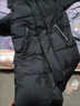 羅蒙（ROMON）長(cháng)款羽絨服男2025年新款超長(cháng)款過(guò)膝情侶裝冬季寬松大碼青年外套女 男款黑色 保暖 M 105-120斤】 曬單實(shí)拍圖