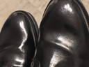 CAPLOST意大利馬皮男士褶皺質(zhì)感馬丁靴復古水洗高幫手工皮靴商務(wù)休閑短靴 黑色 43 曬單實(shí)拍圖
