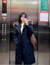 詩(shī)丹蕊棉服女款2025新款韓系工裝派克服中長(cháng)款過(guò)膝棉衣冬季加厚羽棉襖絨 藏青色中長(cháng)款 均碼 【可備注碼數】 曬單實(shí)拍圖