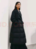 艾萊依御風(fēng)長(cháng)款風(fēng)衣鵝絨服女款2025冬新款設計感時(shí)尚收腰顯瘦羽絨服外套 炭黑 M 【建議110-130斤】 160/84A 曬單實(shí)拍圖