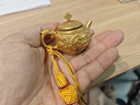 玄琰龍鳳呈祥麻將把把壺手把件打牌打麻將神器把把胡掛飾裝飾擺件禮物 金色龍鳳把把壺-大號 曬單實(shí)拍圖