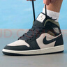 耐克（NIKE）男鞋Air Jordan 1 AJ1中幫運動(dòng)休閑鞋籃球鞋HV4091-102 HV4091-102 42 曬單實(shí)拍圖