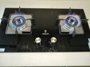 歐琳（OULIN）燃氣灶雙灶家用 天然氣灶雙灶具 家用猛火灶 鋼化玻璃雙灶臺嵌兩用全進(jìn)風(fēng) E2001B【天然氣】火力5.0銅火蓋 曬單實(shí)拍圖