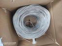 【展訊通】高速超六類(lèi)千兆網(wǎng)線(xiàn)CAT6箱裝300米送水晶頭電腦網(wǎng)絡(luò )線(xiàn)監控8芯無(wú)氧銅包鋁家用網(wǎng)線(xiàn) 灰色【家用室內布線(xiàn)】超五類(lèi)網(wǎng)線(xiàn) 贈50個(gè)水晶頭 曬單實(shí)拍圖