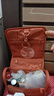 無(wú)印良品（MUJI） 聚酯纖維 可吊掛式洗臉用具盒 化妝包旅行便攜洗漱包 橙色 寬16*長(cháng)19*厚度6cm 曬單實(shí)拍圖