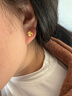 中國黃金（CHINA GOLD）四葉草黃金耳釘女足金耳飾生日禮物送女朋友老婆 90%客戶(hù)選擇-幸運四葉草耳釘約0.8-0.9g 曬單實(shí)拍圖