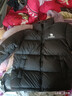 駱駝火山羽絨服2.0男[王俊凱同款]保暖加厚抗寒高蓬羽絨服女 M13CR07066K，暗夜黑/暗夜黑 ，中性 L 曬單實(shí)拍圖