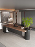 奧斯彩登簡(jiǎn)約現代實(shí)木老板桌總裁高檔大班臺書(shū)房辦公室書(shū)桌領(lǐng)導原木工作臺 長(cháng)-寬-高-厚  定制聯(lián)系客服 曬單實(shí)拍圖