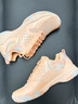 李寧（LI-NING）羽毛球鞋戰戟TD女款透氣緩震舒適回彈抓地穩定羽毛球訓練鞋運動(dòng)鞋 熒光橘粉/標準白-4 35.5 曬單實(shí)拍圖