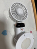 博音寶寶吹飯小風(fēng)扇吹輔食神器USB充電小型桌面家用散熱嬰兒車(chē)靜音兒童學(xué)生戶(hù)外手持便攜 免手舉對碗吹【升級款-奶油白】5檔定制風(fēng)感衛生降溫 曬單實(shí)拍圖