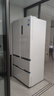 美的（Midea）508升法式多門(mén)四開(kāi)門(mén)一級能效雙系統雙循環(huán)除菌凈味國家補貼20%家用冰箱大容量BCD-508WTPZM(E)白 曬單實(shí)拍圖