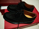 THOM WILLS德比鞋英倫風(fēng)男士商務(wù)正裝皮鞋舒適透氣真皮男鞋冬季 黑色小牛D1611 42 /8碼 曬單實(shí)拍圖
