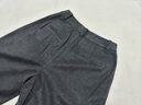 百圖betu女裝冬季新款休閑褲高腰舒適闊腿褲長(cháng)褲褲子女2411T75 炭灰 XS 曬單實(shí)拍圖