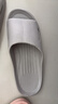 踩屎感涼拖鞋女輕便簡(jiǎn)約浴室洗澡防滑情侶居家用室內男士拖鞋外穿 灰色 44/45 曬單實(shí)拍圖