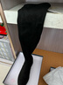 達芙妮長(cháng)筒靴女絨面過(guò)膝長(cháng)靴彈力瘦瘦靴高筒靴子女 4024605014 黑色 37  曬單實(shí)拍圖