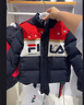 斐樂(lè )FILA兒童童裝羽絨服2025年冬季新款男童小童休閑常規羽絨服 傳奇藍-NV 130 曬單實(shí)拍圖