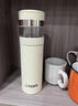 虎牌（TIGER）德國保溫杯茶水分離泡茶杯便攜過(guò)濾旅行男士高檔定制水杯子 升級款【茶水分離白色500ML】 曬單實(shí)拍圖
