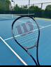 Wilson威爾勝PRO STAFF EXCEL 112初學(xué)網(wǎng)球拍小黑拍訓練大拍面 曬單實(shí)拍圖