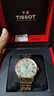 天梭（TISSOT）瑞士手表男卡森臻我系列小藍針明星同款自動(dòng)機械表男士腕表 T122.407.22.033.00 玫瑰金鋼帶 曬單實(shí)拍圖