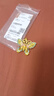 轉珠閣新年禮物/周大生出品黃金吊墜足金掛墜項鏈蝴蝶送老婆愛(ài)人女朋友 3.1g足金（贈主圖同款銀鏈） 曬單實(shí)拍圖