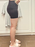 gigt極吉裸感運動(dòng)短褲三分瑜伽褲女高腰提臀騎行褲新款跑步運動(dòng)健身褲 曬單實(shí)拍圖