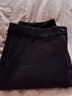 皮爾卡丹（pierre cardin）女裝休閑毛呢褲子秋冬蘿卜褲2025新款加厚顯瘦寬松直筒煙管哈倫褲 黑色 保暖甄選 2XL 建議126-135斤 曬單實(shí)拍圖