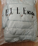 ELLE KIDS童裝 90%白鵝絨羽絨服女童冬季新款翻領(lǐng)廓形防風(fēng)保暖外套 淺藍色 160 (S) 曬單實(shí)拍圖