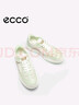 愛(ài)步（ECCO）平底鞋女 倪妮同款牛皮板鞋系帶休閑運動(dòng)鞋 街頭272803 白色/抹茶綠/水泥灰27280361198 37 曬單實(shí)拍圖