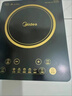 美的（Midea）家用電磁爐2200W大火力防水微晶觸摸屏面板多功能煎炒煮燉 【猛火爆炒 配雙鍋】 曬單實(shí)拍圖