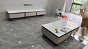 CUERO DESIGN輕奢微晶石巖板茶幾電視柜組合現代客廳輕奢高級感實(shí)木電視機柜 1.2米茶幾+2米電視柜【雪山白巖板桌面】 曬單實(shí)拍圖