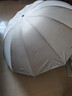 嘻希茉雨傘超大號加固加厚結實(shí)抗風(fēng)男女學(xué)生防曬防紫外線(xiàn)半全自動(dòng)遮陽(yáng)傘 約130cm加強加固反向傘【米色】 曬單實(shí)拍圖
