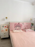 茗芮居女童床頭軟包兒童防撞靠背自粘男孩床頭靠墊少女心床頭靠墊軟包榻 愛(ài)吃冰淇淋5CM厚度]金絲絨 長(cháng)180cm*高60cm(有床頭彈力繩款 曬單實(shí)拍圖