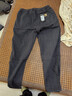肥佬加肥加大碼牛仔褲男士高腰寬松彈力哈倫褲耐磨干活穿的褲子 灰色 4XL 【建議160-185斤】 曬單實(shí)拍圖