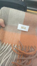 海瀾之家（HLA）女士純羊絨圍巾秋冬季戶(hù)外時(shí)尚氛圍感披肩保暖送女友 柔棕楓 均碼 曬單實(shí)拍圖