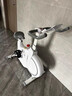 汗馬動(dòng)感單車(chē)家用磁控智能室內小型健身車(chē)靜音運動(dòng)減肥器材男女 手動(dòng)調阻-磁控-白 曬單實(shí)拍圖