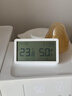 京厽溫濕度計家用室內嬰兒房電子溫度傳感器高精度壁掛干濕溫度表 超大屏款送電池*1體感顯示 可掛可立帶支架 白色 曬單實(shí)拍圖